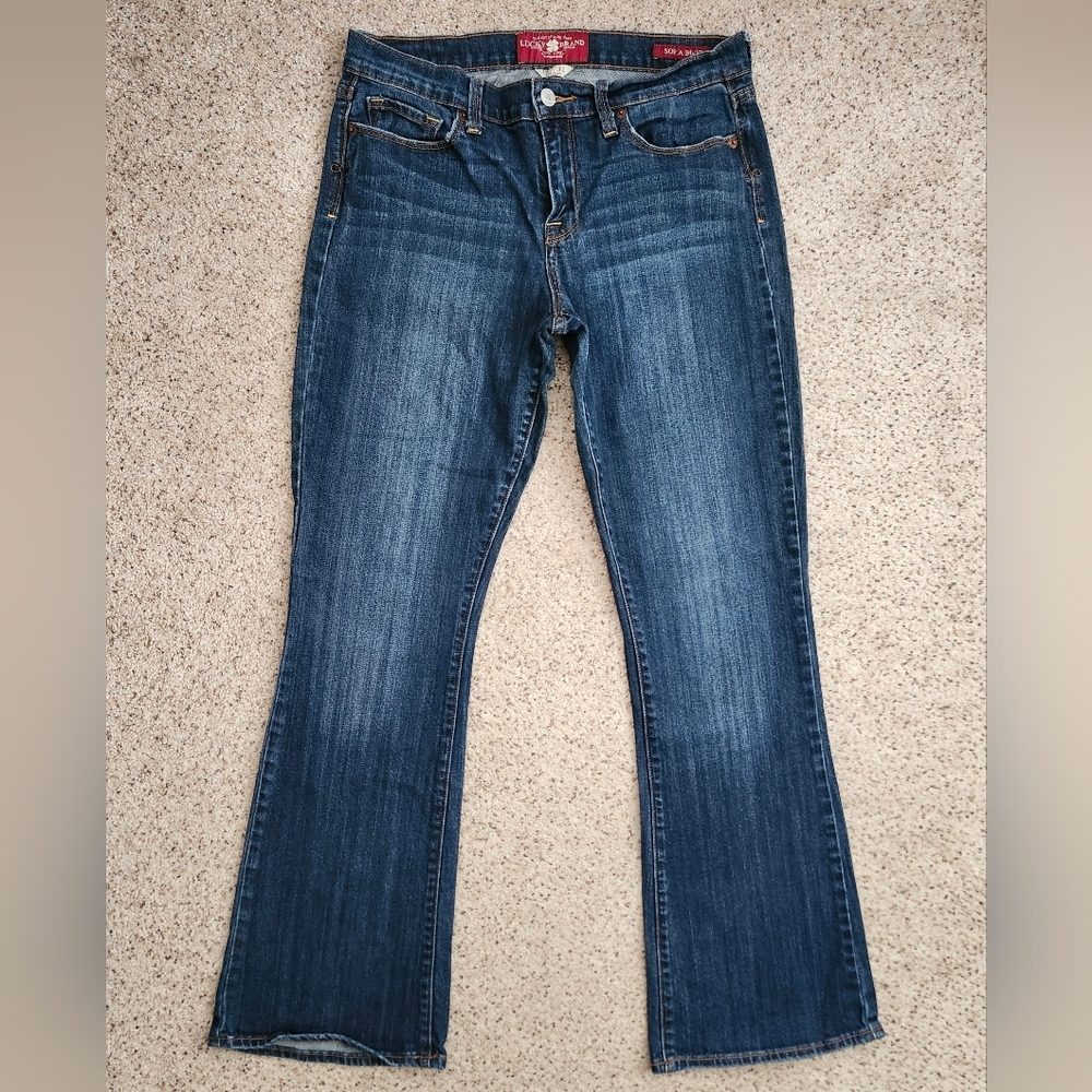 Lucky Brand Women's Boot Cut Jeans - Dark Blue